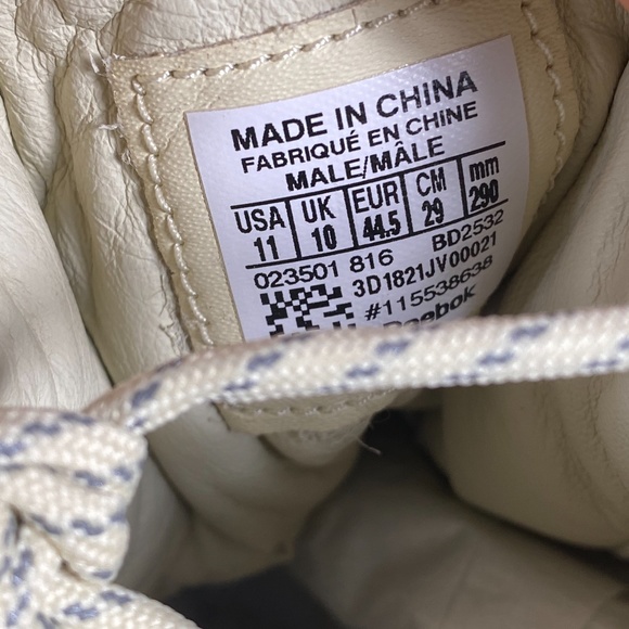 Reebok Question Mid SNS Mens Shoes Brown Size 11 - Picture 6 of 6